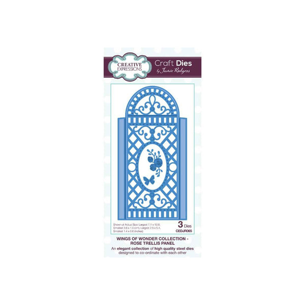 Creative Expressions Craft Dies by Jamie Rodgers - Rose Trellis Panel*