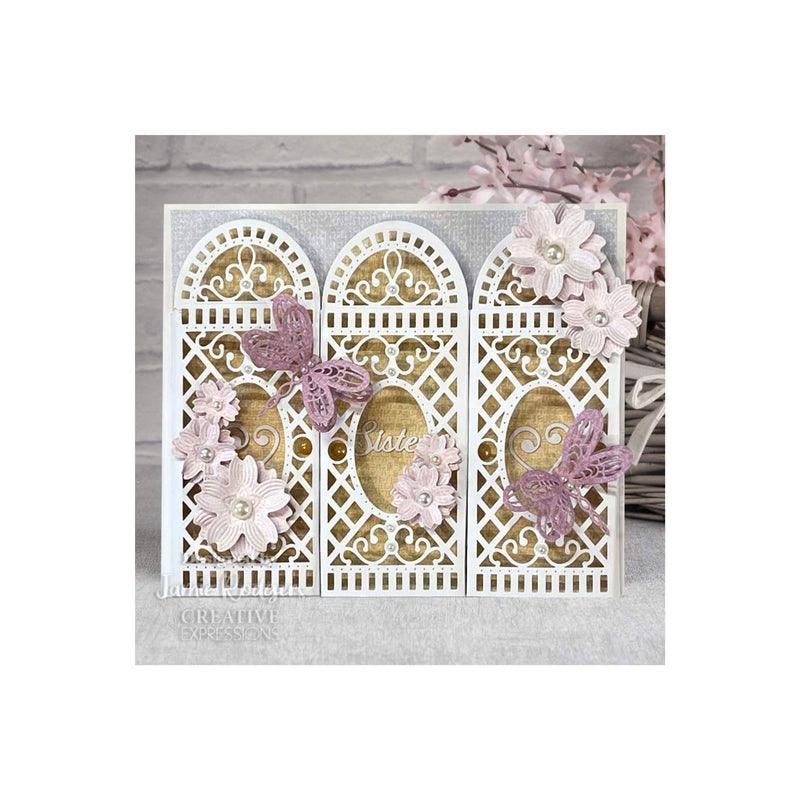 Creative Expressions Craft Dies by Jamie Rodgers - Rose Trellis Panel*