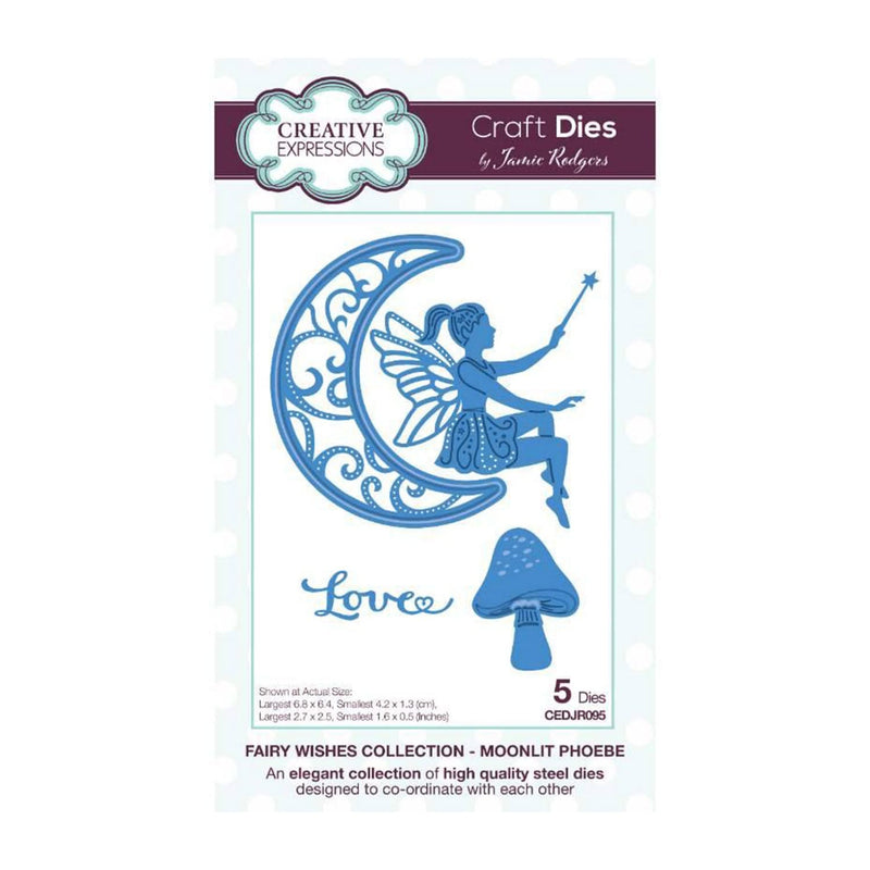 Creative Expressions Craft Dies By Jamie Rodgers - Fairy Wishes Collection - Moonlit Phoebe*
