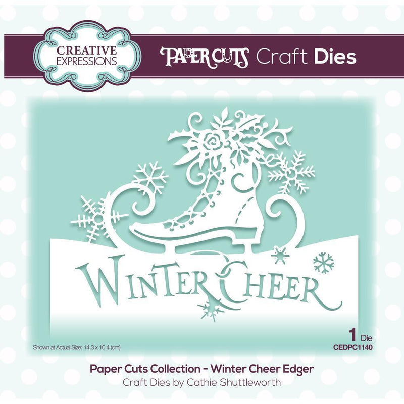 Creative Expressions Paper Cuts Edger Craft Dies - Winter Cheer