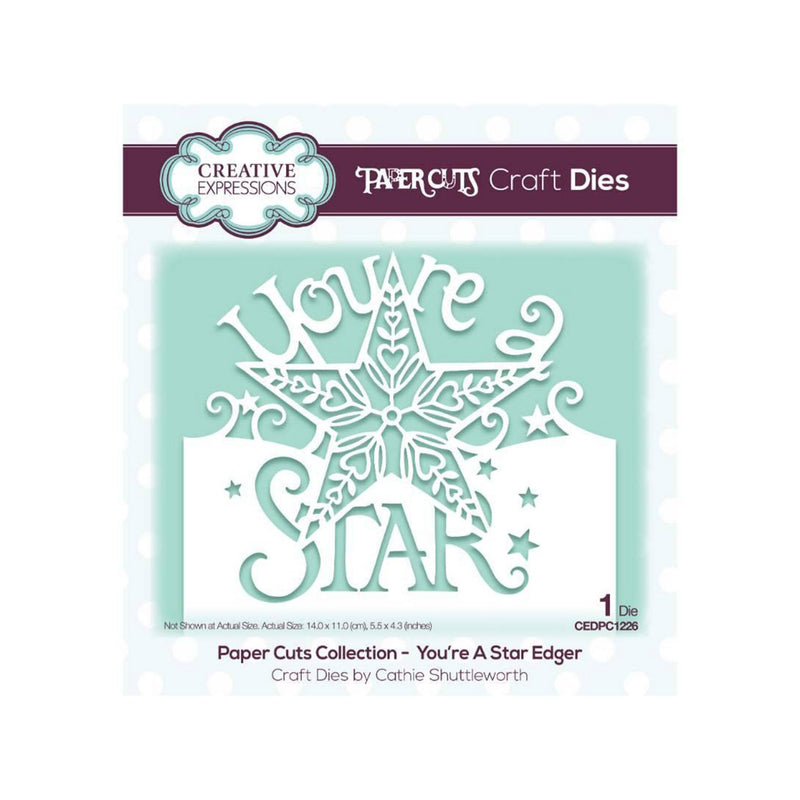 Creative Expressions Paper Cuts Edger Craft Die - You‚Äö√Ñ√∂‚àö√ë‚àö‚àÇ‚Äö√†√∂‚àö√´‚Äö√†√∂‚Äö√†√á‚Äö√Ñ√∂‚àö‚Ä†‚àö‚àÇ‚Äö√†√∂‚àö¬¥‚Äö√Ñ√∂‚àö‚Ä†‚àö‚àÇ¬¨¬®‚Äö√Ñ¬¢re A Star*