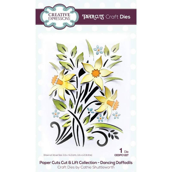 Creative Expressions Paper Cuts Cut & Lift Craft Die - Dancing Daffodils*