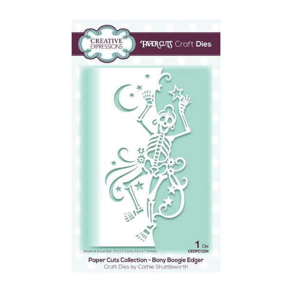 Creative Expressions Paper Cuts Collection Craft Die - Bony Boogie Edger*