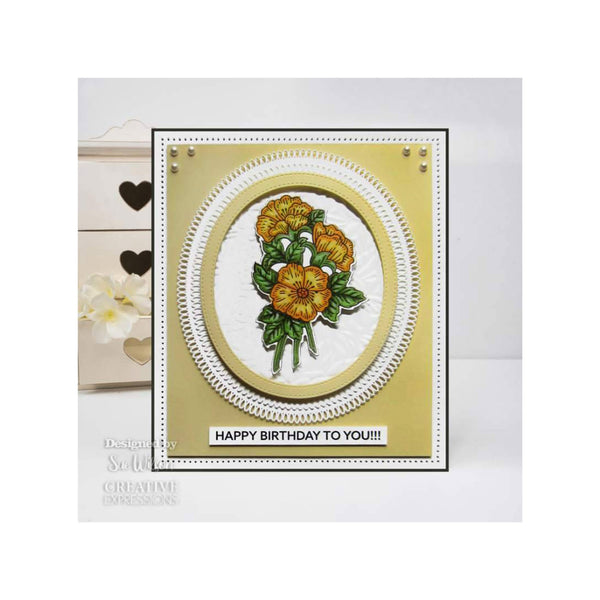 Creative Expressions StampCut Craft Die By Sue Wilson - Periwinkle*