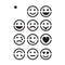 Creative Expressions Mini Stencil 4"x 3"- Smile*