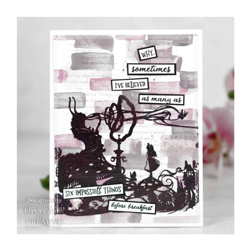Creative Expressions Pre Cut Rubber Stamp By Paper Panda - Who Are You?*