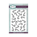 Creative Expressions A6 Pre-Cut Rubber Stamp By Sam Poole - Candy Cane Background