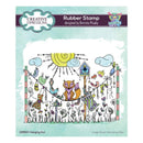 Creative Expressions 6"x4" Rubber Stamp By Bonnita Moaby - Hanging Out*