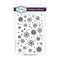 Creative Expressions A6 Pre-Cut Rubber Background Stamp - Kaleido-Snow*