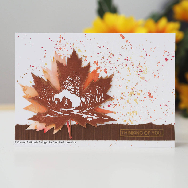 Creative Expressions Pre Cut Rubber Stamp By Paper Panda - Fall*