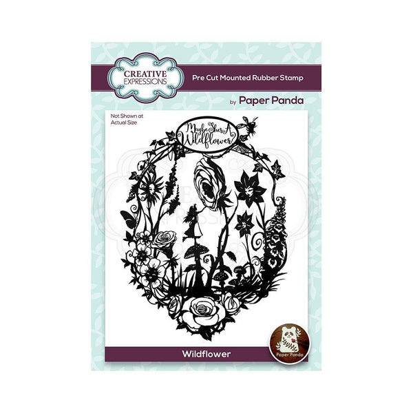 Creative Expressions Pre Cut Rubber Stamp By Paper Panda - Wildflower*