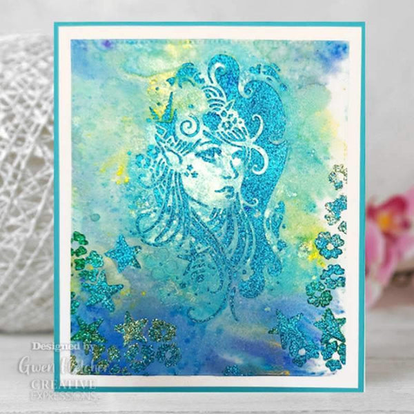 Creative Expressions 7"x7" Stencil - Star Flower*