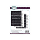 Creative Expressions Wordies Sentiment Sheets - 6" x 8" 4 pack - Hello Spring*
