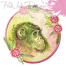 Pink Ink Designs - Clear Stamp A5 - Funky Monkey*