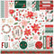 Carta Bella Elements Cardstock Stickers 12"X12" Peaceful Christmas Flora