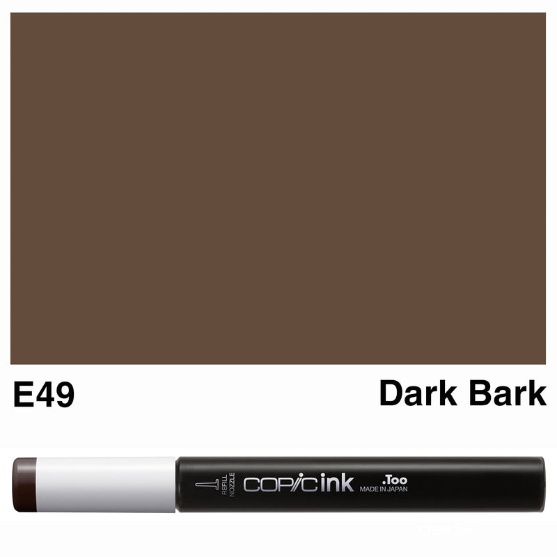 Copic Ink E49-Dark Bark