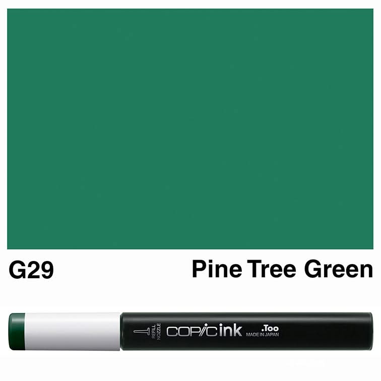 Copic Ink G29 - Pine Tree Green 12ml*