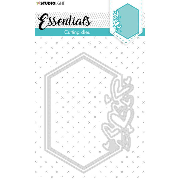 Studio Light Small Shape Cutting Die Nr.389, Hexagon Hearts*