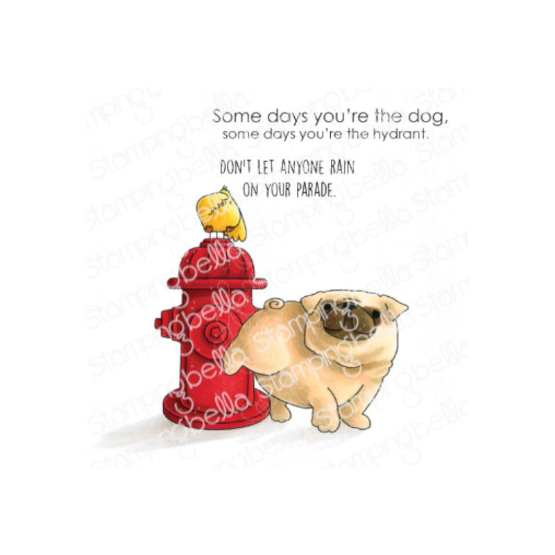Stamping Bella Cut It Out Dies - The Pug & The Hydrant*