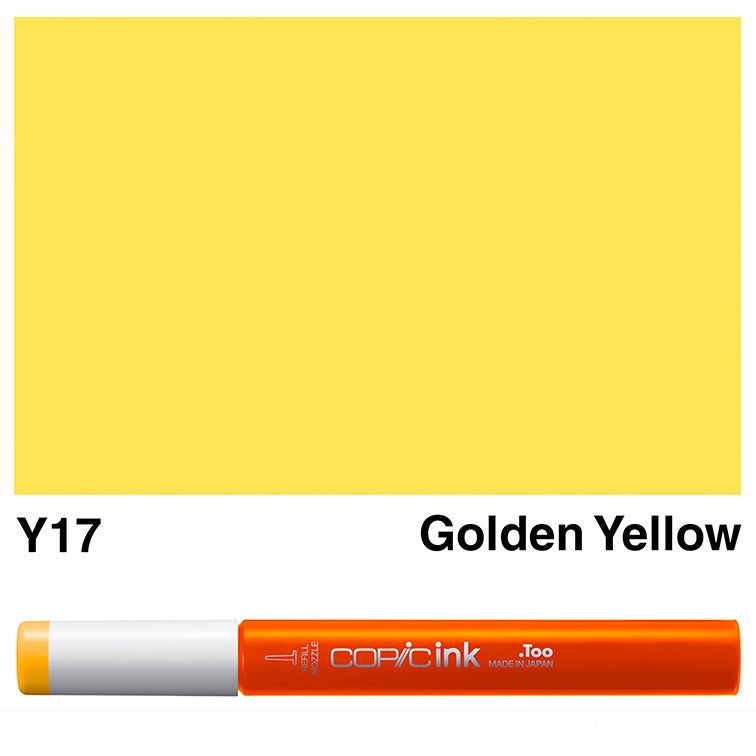 Copic Ink Y17 - Golden Yellow 12ml
