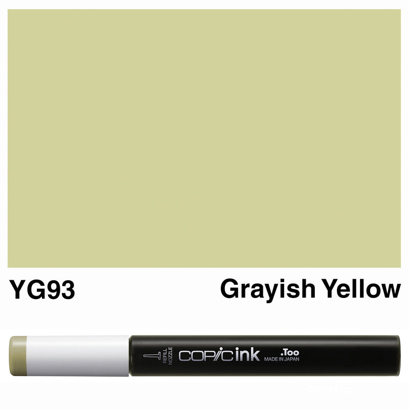 Copic Ink YG93-Grayish Yellow