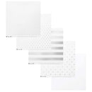 Teresa Collins Paper Collection 12in x 12in - Clear With Silver*