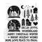 Tim Holtz Cling Stamps 7"X8.5" Festive Print*