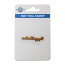 Universal Crafts Hot Foil Stamp 48mm x 12mm - Happy Christmas