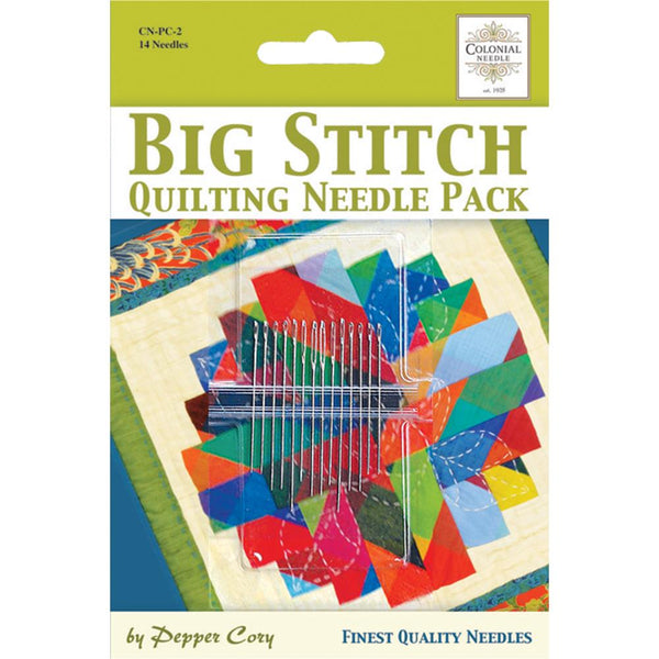 Colonial Needle Big Stitch Quilting Needle Pack Assortment 14 pack