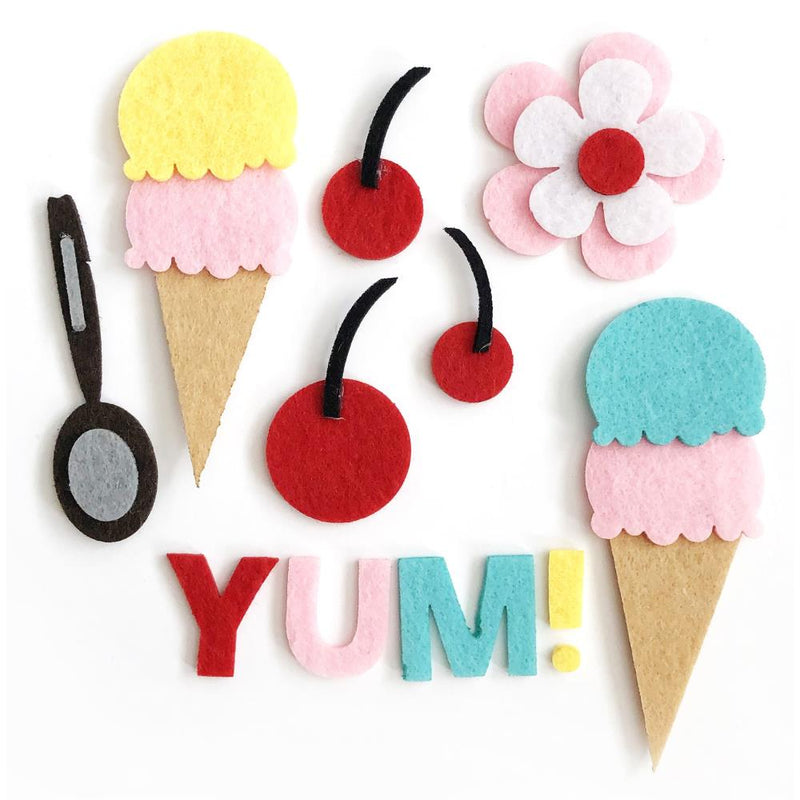 Fancy Pants A Cherry On Top Felt Pieces*