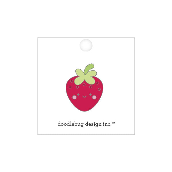 Doodlebug Collectible Enamel Pin - Berry Cute, Bar-B-Cute