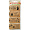 Little Birdie Kraft Printed Tags 4 pack  Joys*