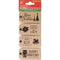 Little Birdie Kraft Printed Tags 4 pack  Comfort and Joy*
