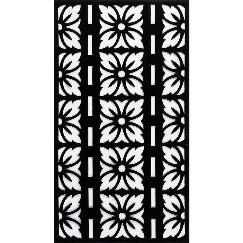 Little Birdie Reusable Stencil 4"x 7"- Floral Pattern*