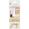 Little Birdie Love Foil Embellishment 10 pack - Love Laugh Joy*