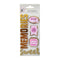 Little Birdie Foil and Glitter Sticker Embellishment 12 pack - Sweet Memories*