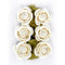Little Birdie Sharon Paper Flowers 6 pack - Moon Light*