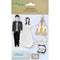 Little Birdie 3D Embellishment 6/Pkg Wedding Day