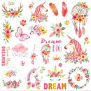 Little Birdie Ephemera Elements 60 pack - Boho Dreams