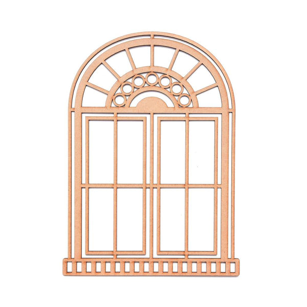 Little Birdie MDF Arch Window 6"x 8" 1 Piece*