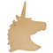 Little Birdie MDF Base Unicorn Head 10"X13" Unicorn Head*