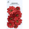 Little Birdie Galina Paper Flowers 7/Pkg Cardinal Red*