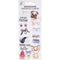 Little Birdie Love Sticker Embellishment 14/Pkg Puppy Love*