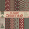 Little Birdie Cardstock 12 Sheet Pack 12"X12" Classic Christmas*