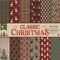 Little Birdie Cardstock 24 Sheet Pack 6"X6" Classic Christmas*