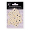 Little Birdie Sparkle Florettes Paper Flowers 30/Pkg Ivory Pearl*