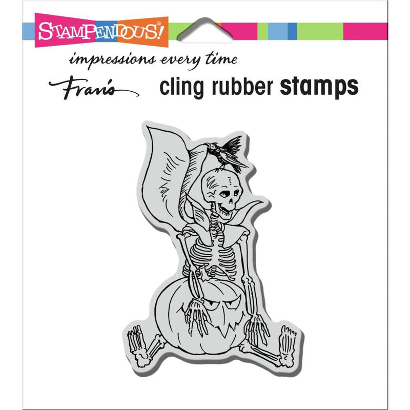 Stampendous Cling Stamp - Seated Skelly*