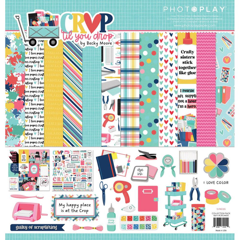 PhotoPlay Collection Pack 12"X12" Crop 'Til You Drop*