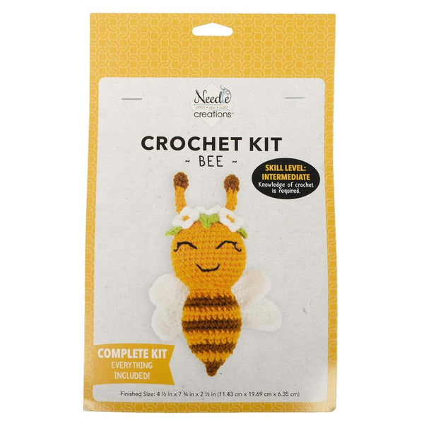 Fabric Editions Crochet Kit Bee #2 5.25"X7.5"X2.5"*