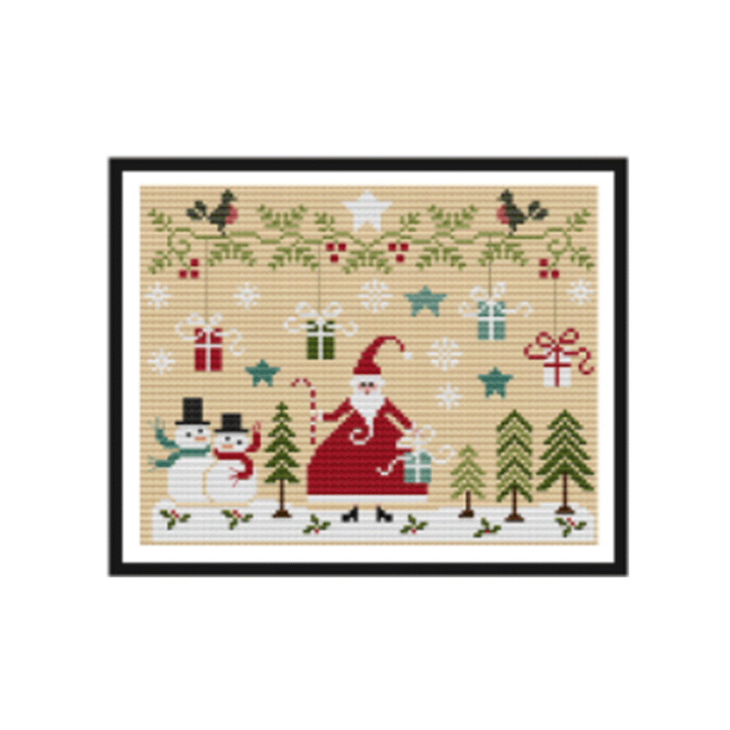 Poppy Crafts Christmas Cross Stitch Kit 17 -  29cm X 22cm*